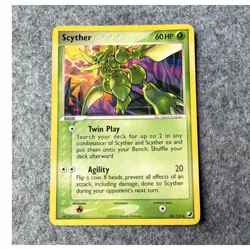 Pokemon Scyther Unseen Forces 46/115 2005 English Basic Card - Image 1