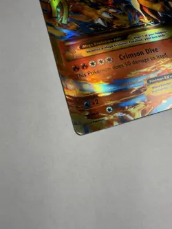Pokemon Mega M Charizard EX TCG Secret Rare Card 107/106 Flashfire Vintage Holo - Image 3