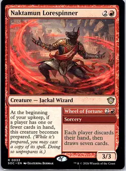 Naktamun Lorespinner 33 Commander: Secrets of Strixhaven Magic: The Gathering NM - Image 1