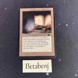 1x MTG Antiquities Jalum Tome from Estate Collection - Image 1