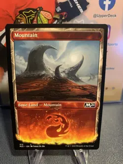 MTG Mountain (312) Showcase ** Core Set 2021 ** English (NM) - Image 1