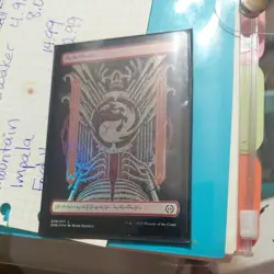 Mountain (Phyrexian) - Full Art (Oil Slick Raised Foil) Phyrexia: AWBONE - Image 3