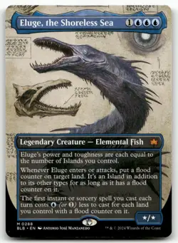Eluge the Shoreless Sea Borderless MTG Bloomburrow 288 M NM - Image 1