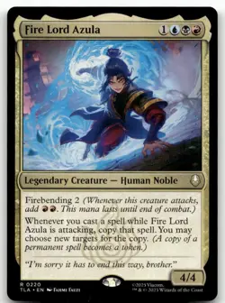 Fire Lord Azula MTG Avatar: The Last Airbender 220 R NM - Image 1