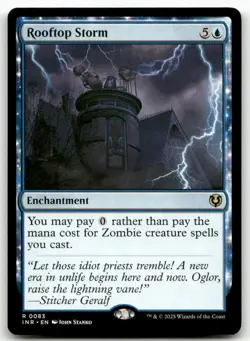 Rooftop Storm MTG Innistrad Remastered 83 R NM - Image 1