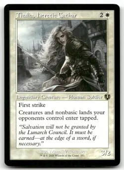 Thalia Heretic Cathar Retro Frame MTG Innistrad Remastered 351 R NM - Image 1