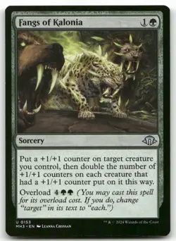 Fangs of Kalonia #153 MTG Modern Horizons 3 NM X1 - Image 1