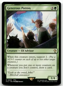 Generous Patron 305 MTG Commander: FINAL FANTASY R NM - Image 1