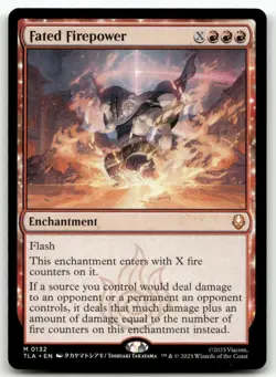 Fated Firepower MTG Avatar: The Last Airbender 132 M NM - Image 1