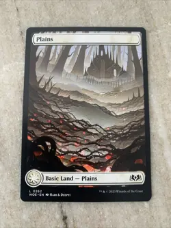 1x Plains (#262) - NM Eng MTG - Wilds of Eldraine - Image 1