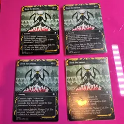 Feed the Swarm- Mtg: SOS - U 0029 (x4) *full Art - Image 1