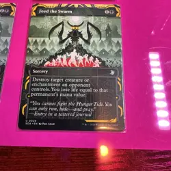 Feed the Swarm- Mtg: SOS - U 0029 (x4) *full Art - Image 5
