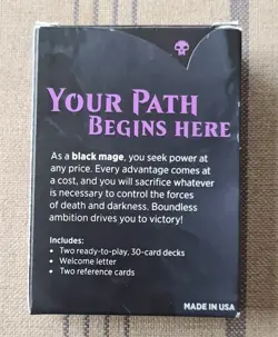 MAGIC THE GATHERING BLACK MAGE STARTER PACK (Sealed Contents) 2019 - Image 2