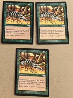 3x - Fecundity - Urza's Saga - MTG - Magic the Gathering - Image 1