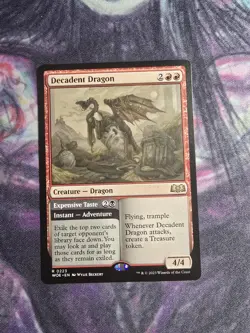 Decadent Dragon Wilds of Eldraine Regular - Image 1