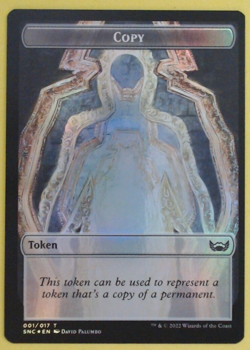 MTG Bling - Foil Treasure (016) Copy Double-sided Token - SNC -F558 - Image 2