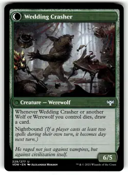 Wolfkin Outcast Innistrad: Crimson Vow Regular MTG NM - Image 2