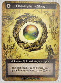 Philosopher's Stone - Unique - Beta - Sorcery: Contested Realm Near Mint - Image 1