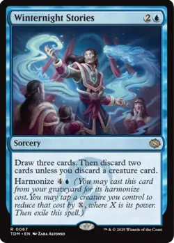 MTG Winternight Stories TDM R Sorcery NM - Image 2