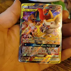 Charizard & Braixen GX SM230 Black Star Promo Holo Card Pokemon Sun & Moon - Image 1