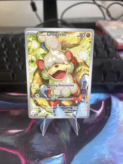 Hisuian Growlithe 181/167 - SV06: Twilight Masquerade Pokemon TCG NM - Image 1