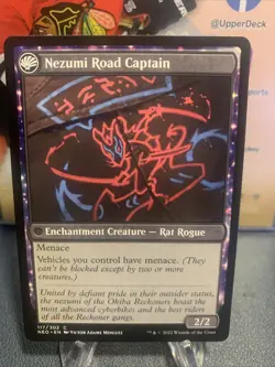 Okiba Reckoner Raid Nezumi Road Captain Kamigawa: Neon Dynasty MTG NM - Image 2