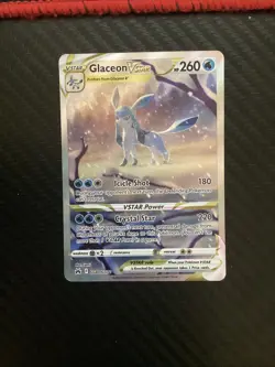 Pokemon TCG Glaceon VSTAR GG40/GG70 Crown Zenith: Galarian Gallery Holo NM - Image 1