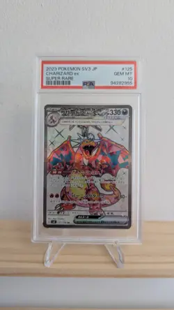 PSA 10 Pokemon SV3 Japanese Charizard EX SR 125/108 - Image 1