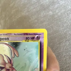 Pokemon Espeon Neo Discovery Holo Rare **Holo Bleed** Lightly Played - Image 4