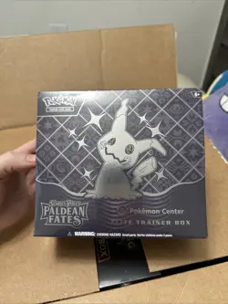 Sealed Paldean Fates Pokemon Center Elite Trainer Box SV PAF Pokemon - Image 1