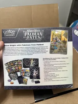 Sealed Paldean Fates Pokemon Center Elite Trainer Box SV PAF Pokemon - Image 2