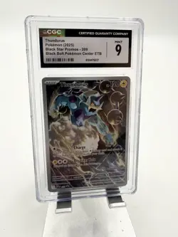 Thundurus 209 Pokemon Black Bolt ETB Promo Holo CGC 9 - Image 1
