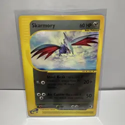2002 Pokemon Expedition Base Set Skarmory 63/165 Rare - LP - Vintage - Image 1
