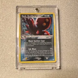 Pokemon Dark Octillery Team Rocket Returns Holo Rare 8/109 70 HP English 2004 - Image 1