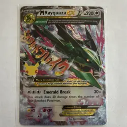 M Rayquaza EX 76/108 Celebrations Classic Collection Full Art Holo Mega Pokemon - Image 1