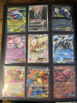 HUGE VINTAGE/MODERN POKEMON BINDER COLLECTION LOT EX, MEGA TCG HOLO FULL ARTS - Image 2