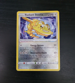 Radiant Steelix 124/196 NM Lost Origin Pokemon TCG - Image 1
