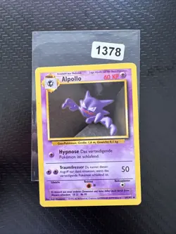 Pokemon Alpollo 29/102 DE Uncommon Base Set 1999 - Image 1