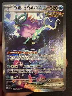 Pokemon TCG Walking Wake EX Scarlet & Violet Temporal Forces 205/162 LP - Image 1