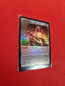 White Mage's Staff Final Fantasy Foil FIN 42 Equipment MTG - Image 2