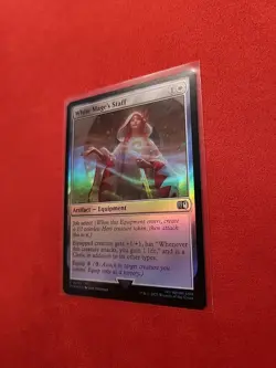 White Mage's Staff Final Fantasy Foil FIN 42 Equipment MTG - Image 3