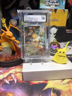 Pokemon Eevee #173 Black Star Promo 2025 Prismatic Evolutions CGC 10 Gem Mint - Image 1