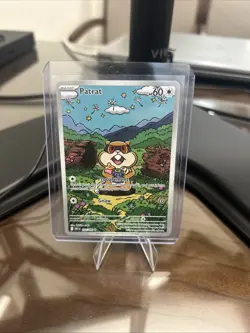 Pokemon Patrat 152/086 Illustration Rare SV: White Flare Full Art NM - Image 1
