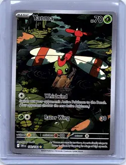 Pokemon Sv10: Destined Rivals Illustration Rare Yanma 183/182 - Image 1