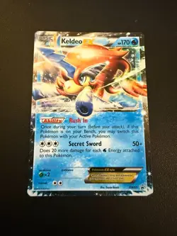 Pokemon TCG Keldeo EX BW61 Black & White Black Star Promo LP - Image 1