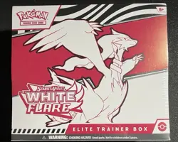 Pokemon Scarlet & Violet White Flare Elite Trainer Box ETB Factory Sealed - Image 1