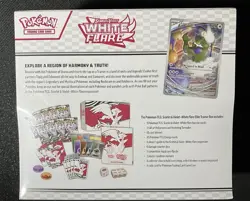 Pokemon Scarlet & Violet White Flare Elite Trainer Box ETB Factory Sealed - Image 2