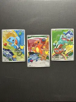 Pokemon First Partner Illustration Collection Series 1 Kanto Gen 1 Starter Set - Image 1