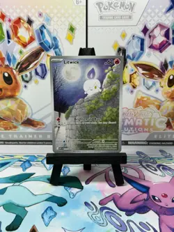 Pokemon TCG Litwick 101/086 SV11B Black Bolt Illustration Rare - Image 1