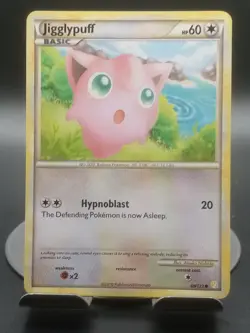 Jigglypuff - 68/123 HeartGold & SoulSilver - Pokemon TCG - 2010 - Image 1